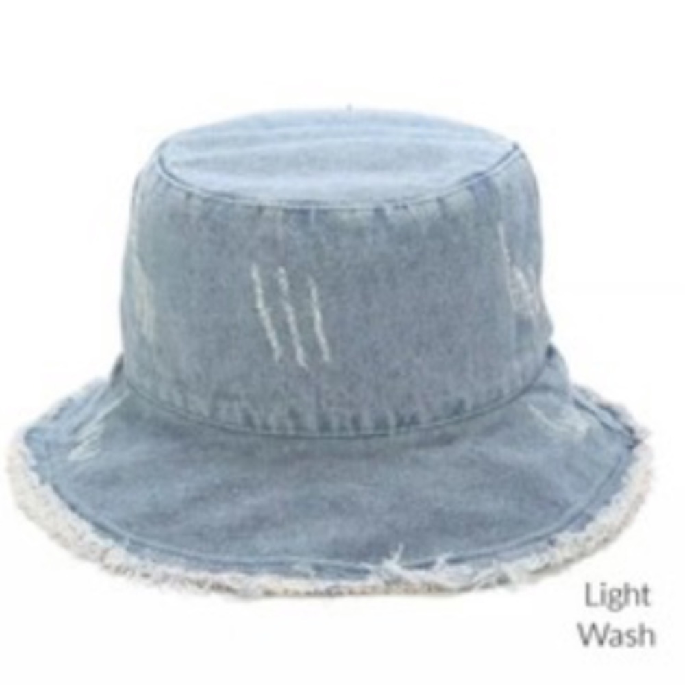 - New Light Wash Bucket Hat women’s